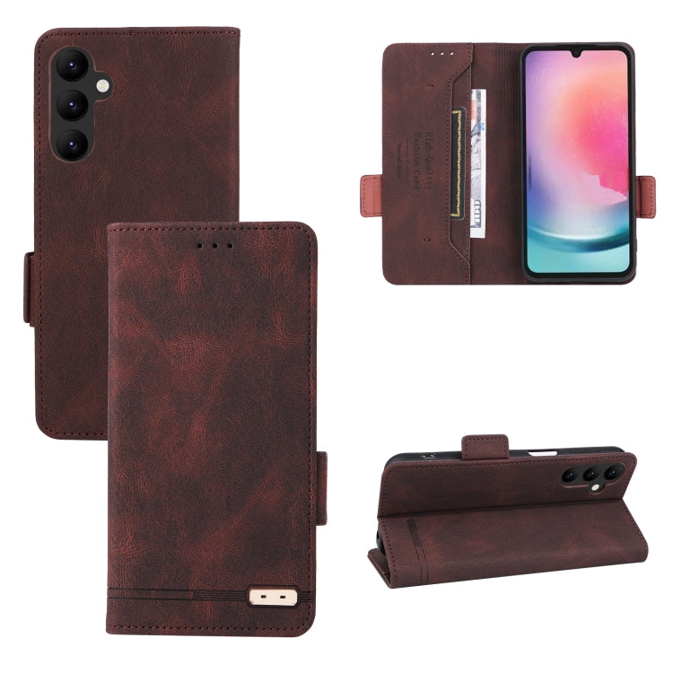 Custodia in pelle con chiusura magnetica per smartphone
