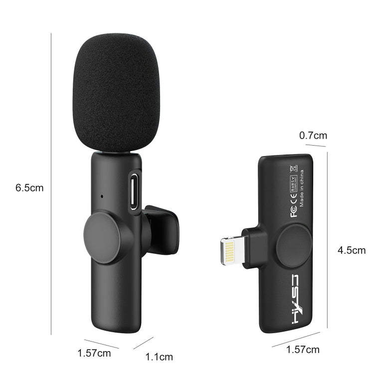 Microfono wireless lavalier 2.4G con riduzione rumore