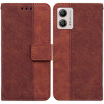 Custodia in pelle goffrata per Motorola Moto G13 G23 G53