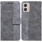 Custodia in pelle goffrata per Motorola Moto G13 G23 G53