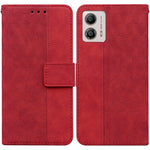 Custodia in pelle goffrata per Motorola Moto G13 G23 G53