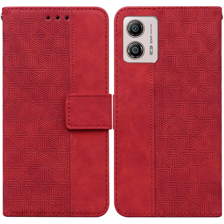 Custodia in pelle goffrata per Motorola Moto G13 G23 G53