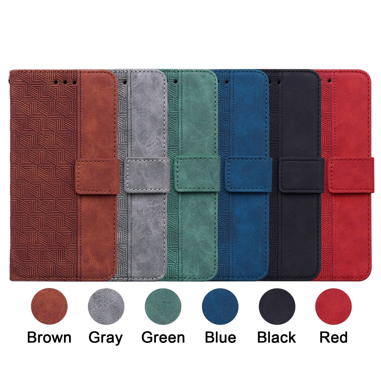 Custodia in pelle goffrata per Motorola Moto G13 G23 G53