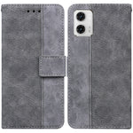 Custodia in pelle goffrata per Motorola Moto G13 G23 G53