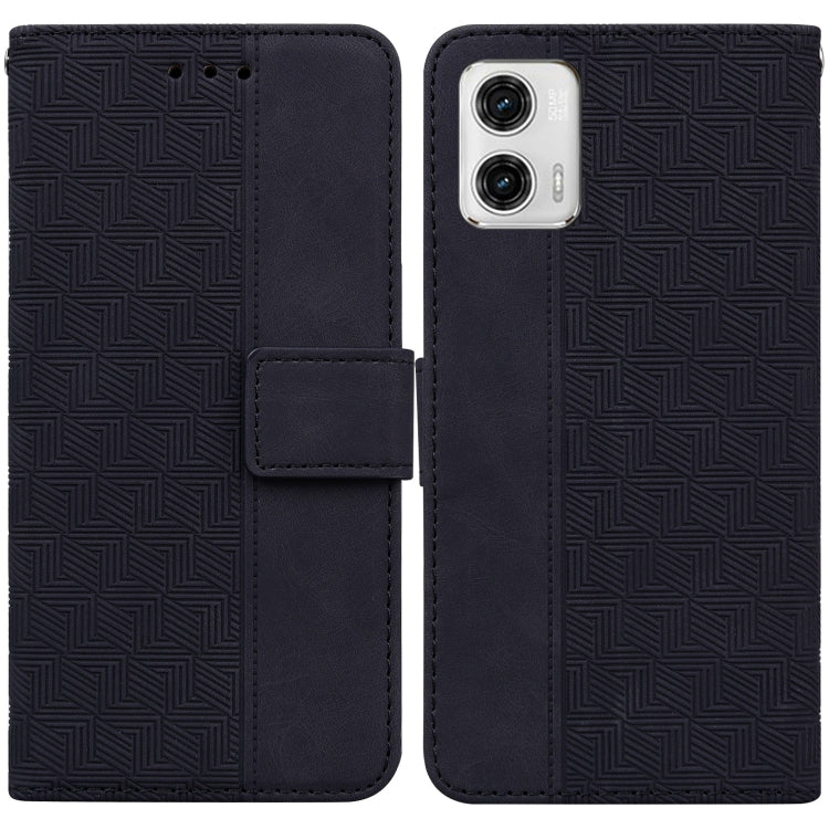 Custodia in pelle goffrata per Motorola Moto G13 G23 G53