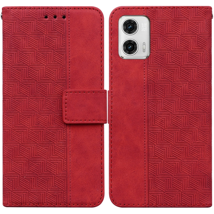 Custodia in pelle goffrata per Motorola Moto G13 G23 G53