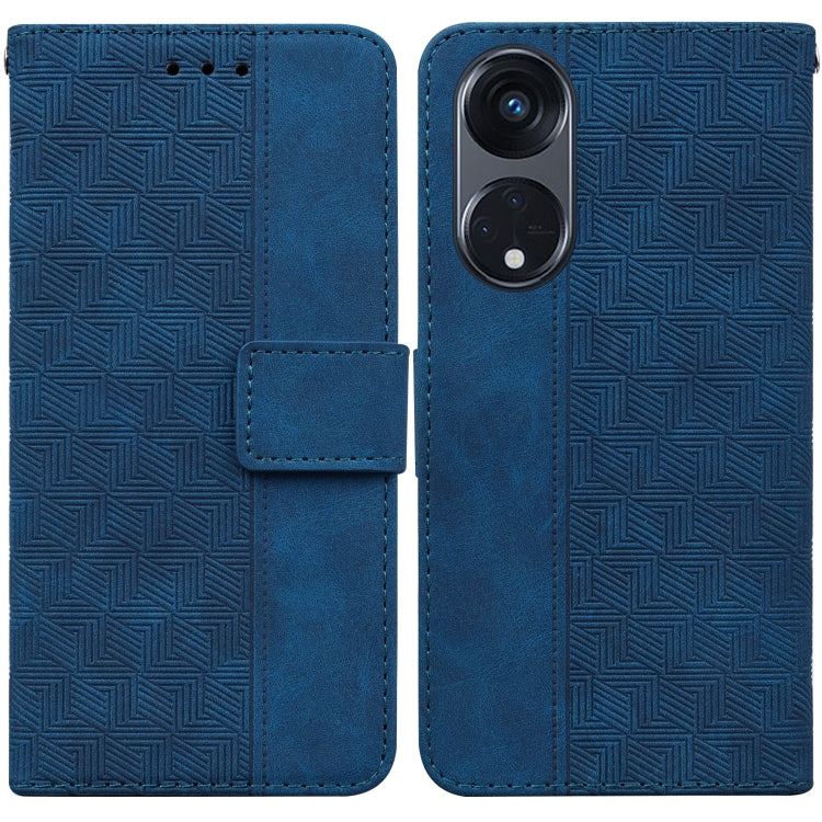 Custodia in pelle goffrata per OPPO Reno8 T 5G e Realme 10 Pro
