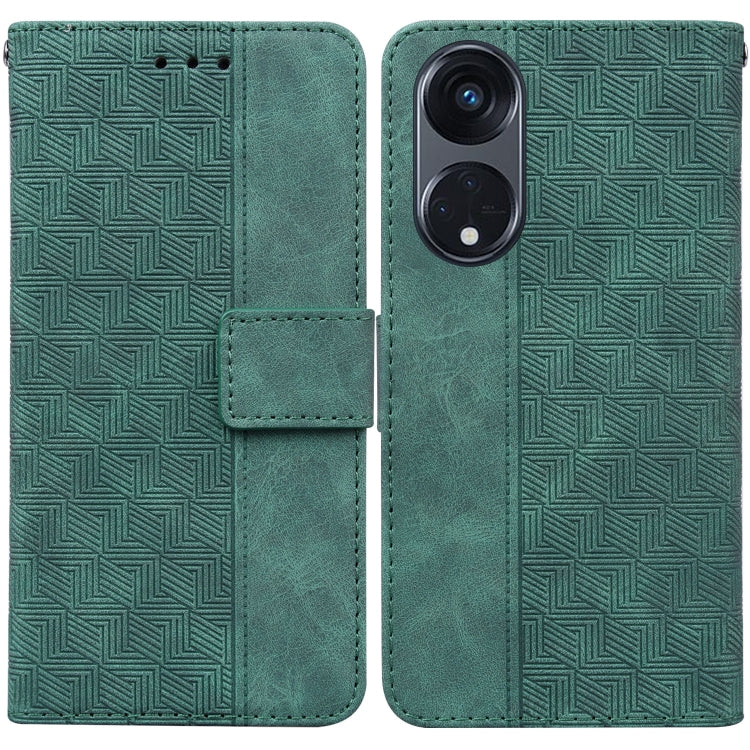 Custodia in pelle goffrata per OPPO Reno8 T 5G e Realme 10 Pro