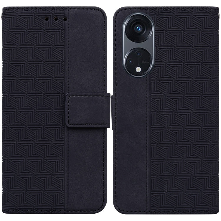 Custodia in pelle goffrata per OPPO Reno8 T 5G e Realme 10 Pro
