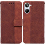 Custodia in pelle goffrata per OPPO Reno8 T 5G e Realme 10 Pro