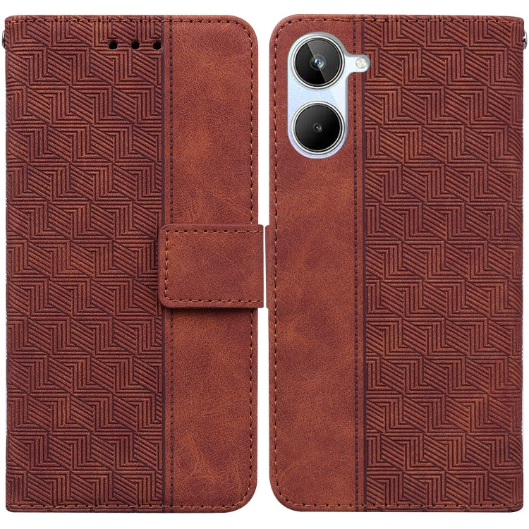 Custodia in pelle goffrata per OPPO Reno8 T 5G e Realme 10 Pro