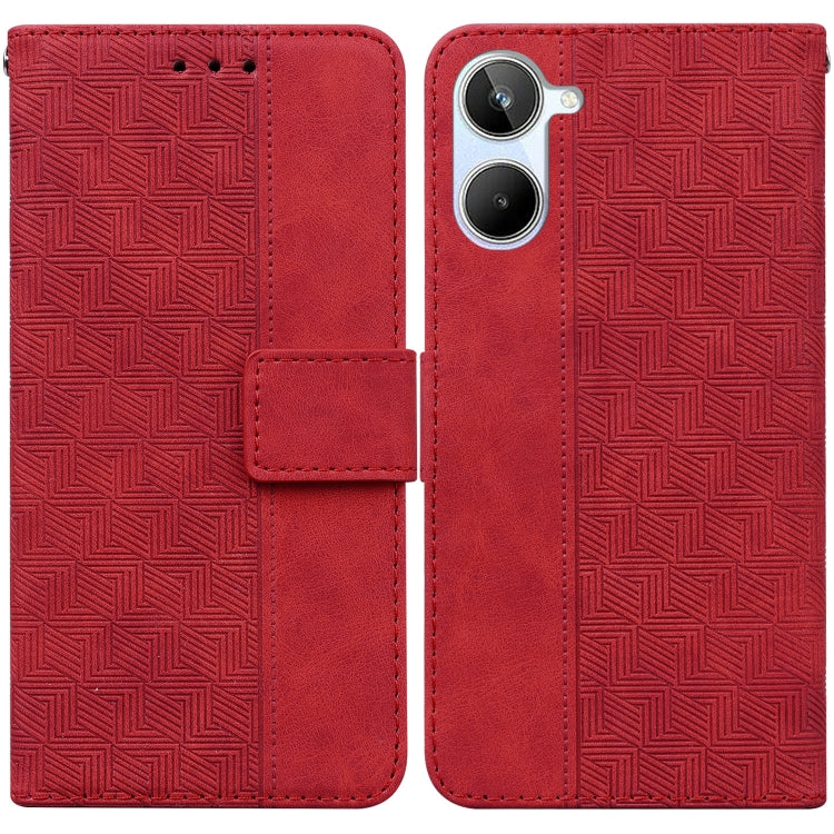 Custodia in pelle goffrata per OPPO Reno8 T 5G e Realme 10 Pro