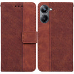 Custodia in pelle goffrata per OPPO Reno8 T 5G e Realme 10 Pro