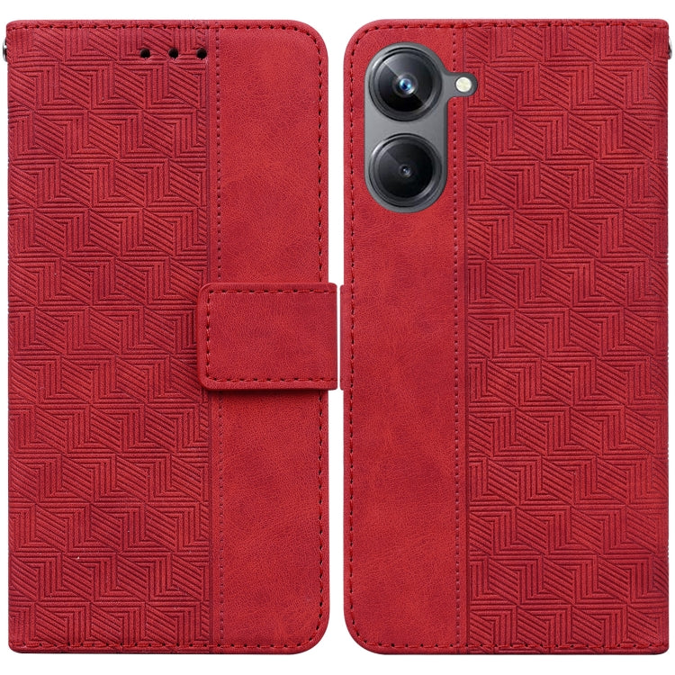 Custodia in pelle goffrata per OPPO Reno8 T 5G e Realme 10 Pro