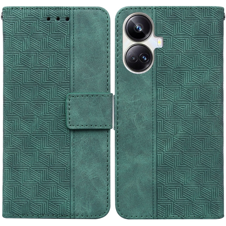 Custodia in pelle goffrata per OPPO Reno8 T 5G e Realme 10 Pro
