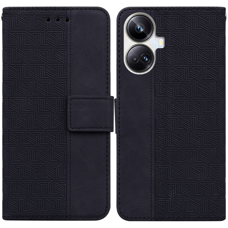 Custodia in pelle goffrata per OPPO Reno8 T 5G e Realme 10 Pro