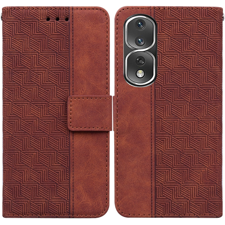 Custodia in pelle goffrata per Honor 80 Pro e altri