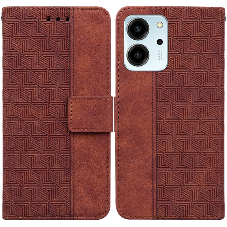 Custodia in pelle goffrata per Honor 80 Pro e altri