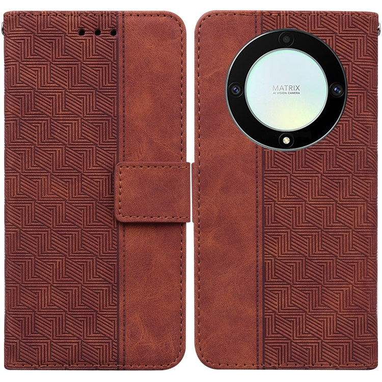 Custodia in pelle goffrata per Honor 80 Pro e altri