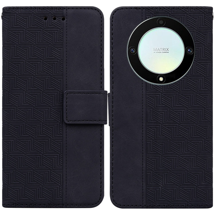 Custodia in pelle goffrata per Honor 80 Pro e altri