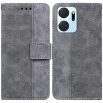 Custodia in pelle goffrata geometrica per smartphone