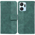 Custodia in pelle goffrata geometrica per smartphone