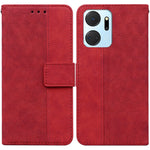 Custodia in pelle goffrata geometrica per smartphone