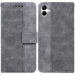 Custodia in pelle goffrata geometrica per smartphone