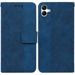 Custodia in pelle goffrata geometrica per smartphone