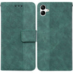 Custodia in pelle goffrata geometrica per smartphone