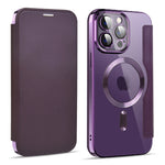 Custodia in pelle con RFID e MagSafe per iPhone 14 Pro