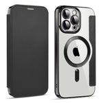 Custodia in pelle con RFID e MagSafe per iPhone 14 Pro