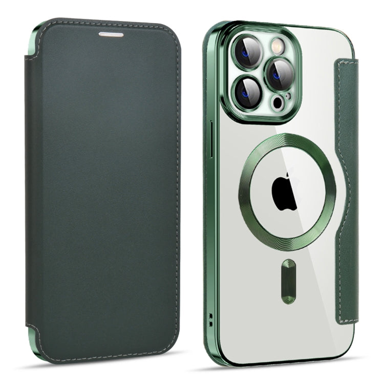 Custodia in pelle con RFID e MagSafe per iPhone 14 Pro