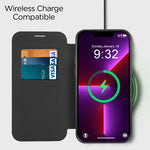Custodia in pelle con RFID e MagSafe per iPhone 14 Pro