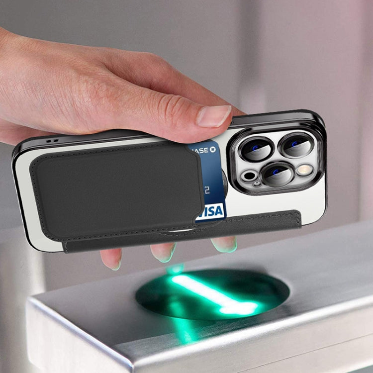 Custodia in pelle con RFID e MagSafe per iPhone 14 Pro