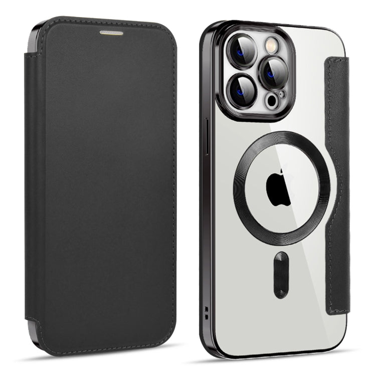 Custodia in pelle con RFID e MagSafe per iPhone 14 Pro