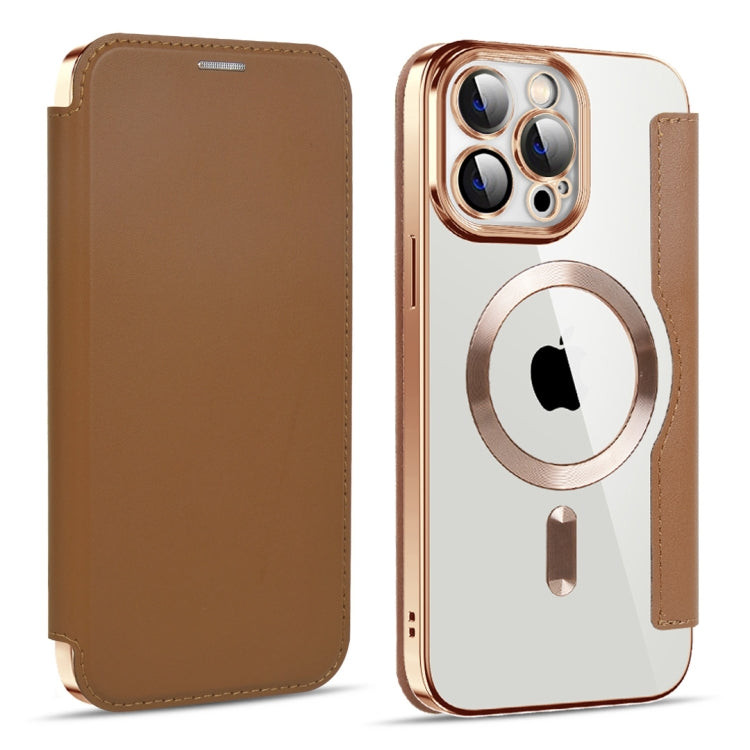 Custodia in pelle con RFID e MagSafe per iPhone 14 Pro
