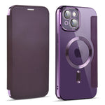 Custodia in pelle con RFID e MagSafe per iPhone 14 Pro