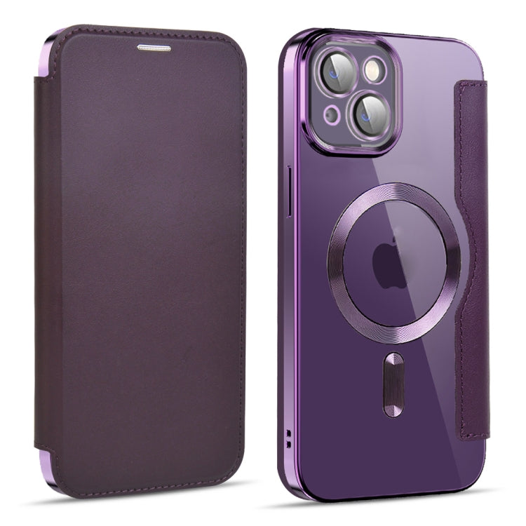 Custodia in pelle con RFID e MagSafe per iPhone 14 Pro