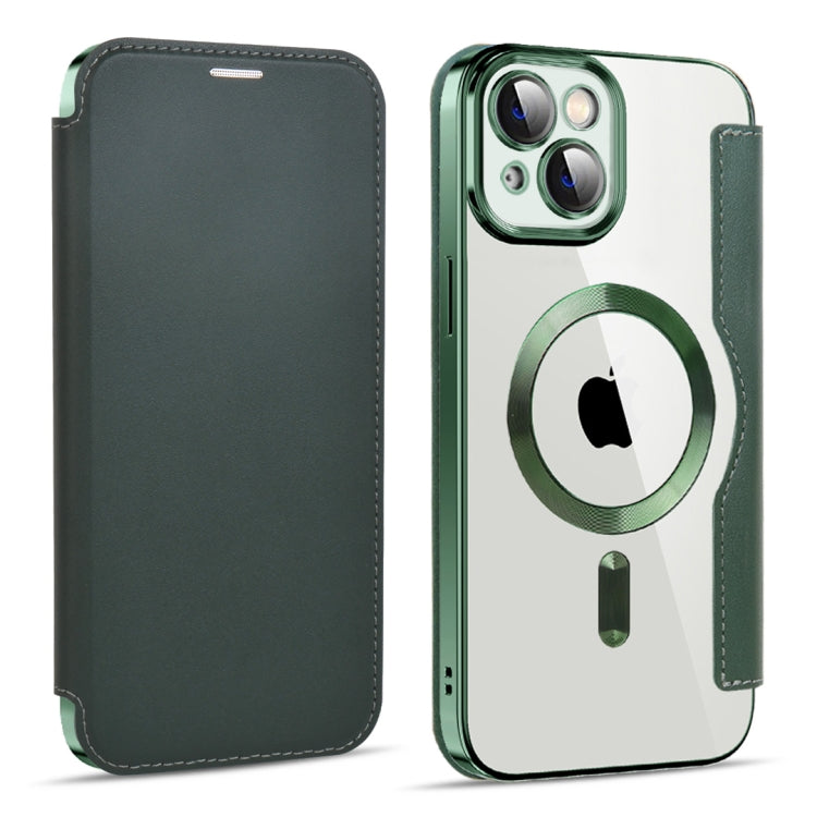 Custodia in pelle con RFID e MagSafe per iPhone 14 Pro
