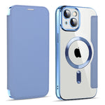 Custodia in pelle con RFID e MagSafe per iPhone 14 Pro