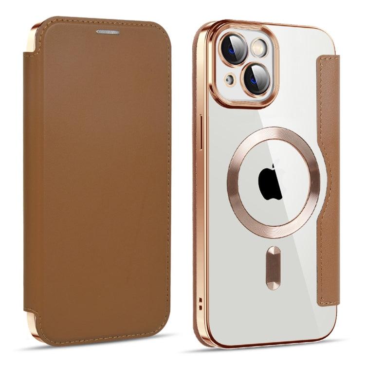 Custodia in pelle con RFID e MagSafe per iPhone 14 Pro