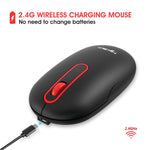 Mouse wireless HXSJ T15 2.4GHz 4 tasti silenzioso