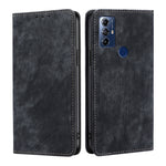 Custodia per telefono in pelle magnetica con spazzola antifurto RFID, For Motorola Moto G Play 2023, For Honor X7A, For Honor X8A