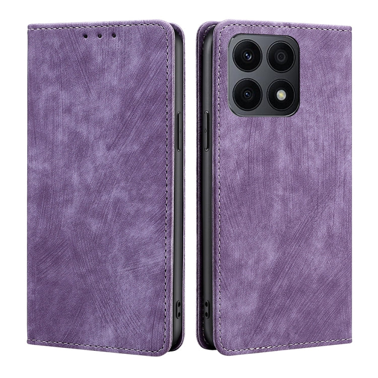 Custodia per telefono in pelle magnetica con spazzola antifurto RFID, For Motorola Moto G Play 2023, For Honor X7A, For Honor X8A