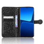 Custodia per telefono in pelle con trama a nido d'ape, For Xiaomi 13, For Xiaomi 13 Pro, For Xiaomi 12 Ultra, For Xiaomi Redmi Note 12 5G
