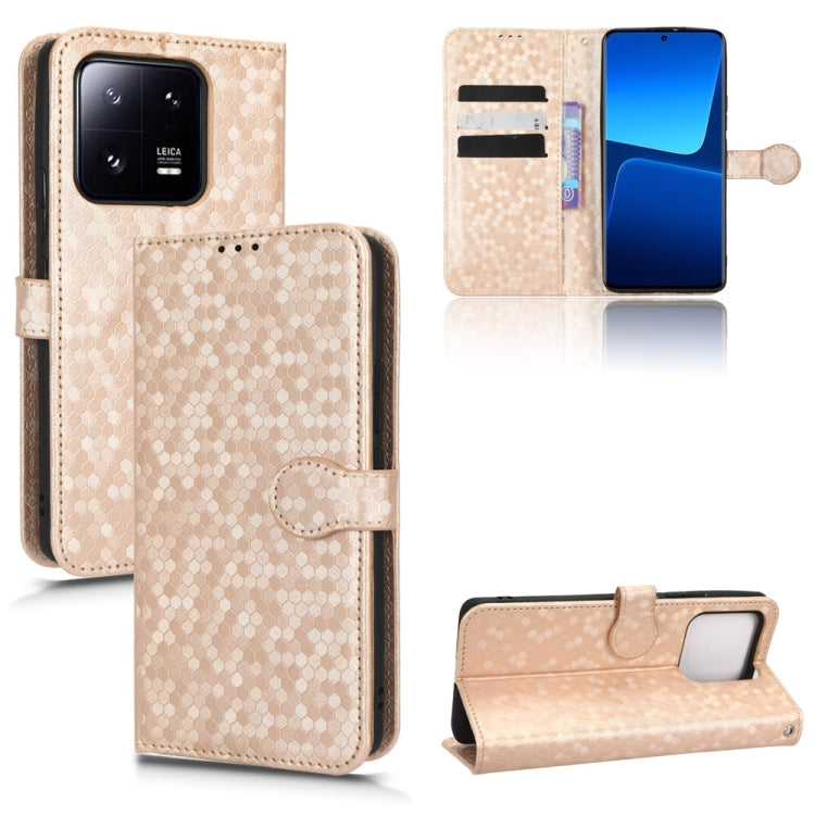 Custodia per telefono in pelle con trama a nido d'ape, For Xiaomi 13, For Xiaomi 13 Pro, For Xiaomi 12 Ultra, For Xiaomi Redmi Note 12 5G