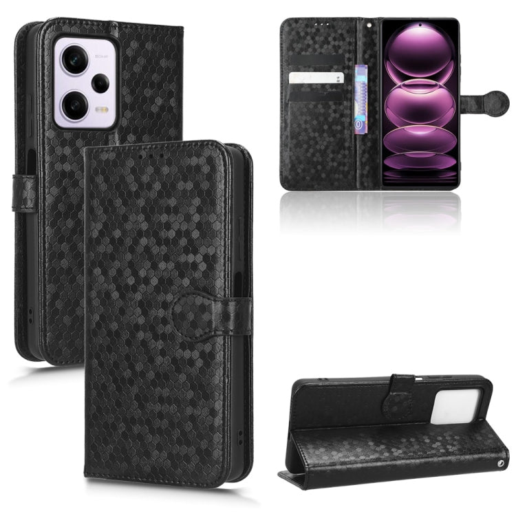 Custodia per telefono in pelle con trama a nido d'ape, For Xiaomi Redmi Note 12 Pro 5G, For Xiaomi Redmi Note12 Pro+, For Xiaomi Redmi K60 5G / K60 Pro / K60 Championship Edition, For Xiaomi Redmi K60E 5G