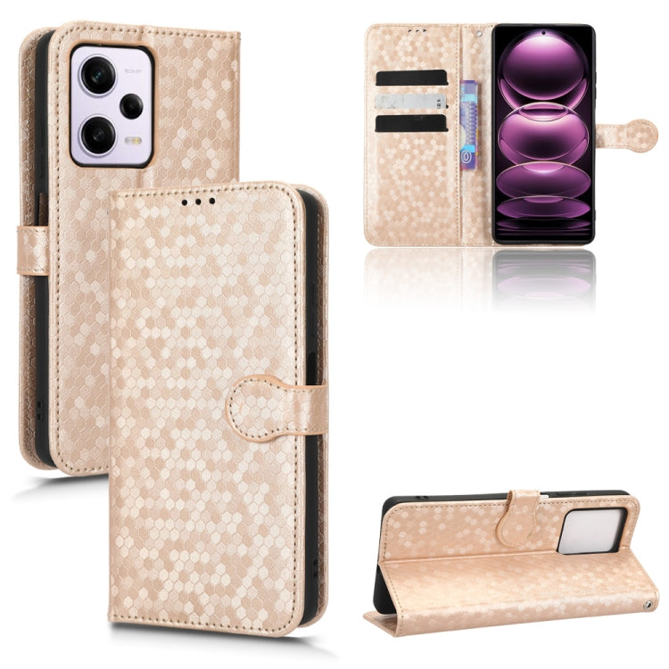 Custodia per telefono in pelle con trama a nido d'ape, For Xiaomi Redmi Note 12 Pro 5G, For Xiaomi Redmi Note12 Pro+, For Xiaomi Redmi K60 5G / K60 Pro / K60 Championship Edition, For Xiaomi Redmi K60E 5G
