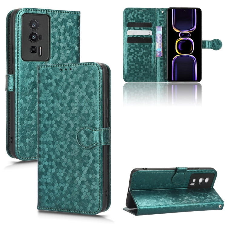 Custodia per telefono in pelle con trama a nido d'ape, For Xiaomi Redmi Note 12 Pro 5G, For Xiaomi Redmi Note12 Pro+, For Xiaomi Redmi K60 5G / K60 Pro / K60 Championship Edition, For Xiaomi Redmi K60E 5G